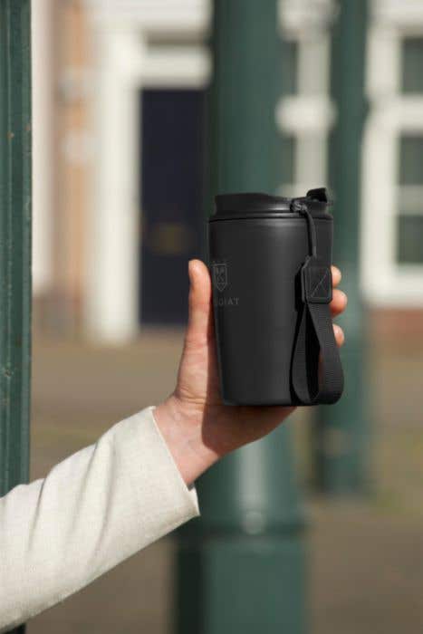 Wooosh | Gobelet de voyage | Acier inoxydable recyclé | 400 ml