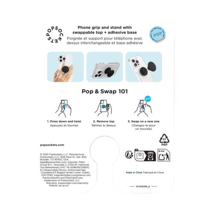 PopSockets® Plant support pour téléphone