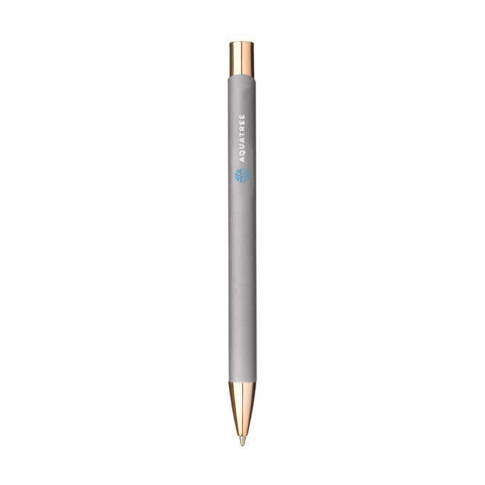Balpen Ebony | Gerecycleerd Aluminium | Soft-touch