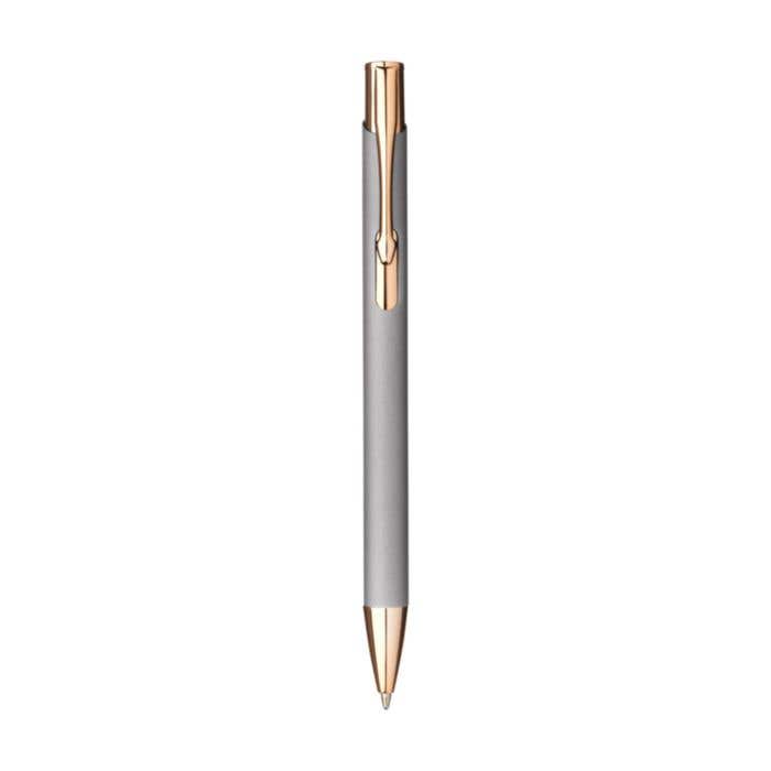 Balpen Ebony | Gerecycleerd Aluminium | Soft-touch