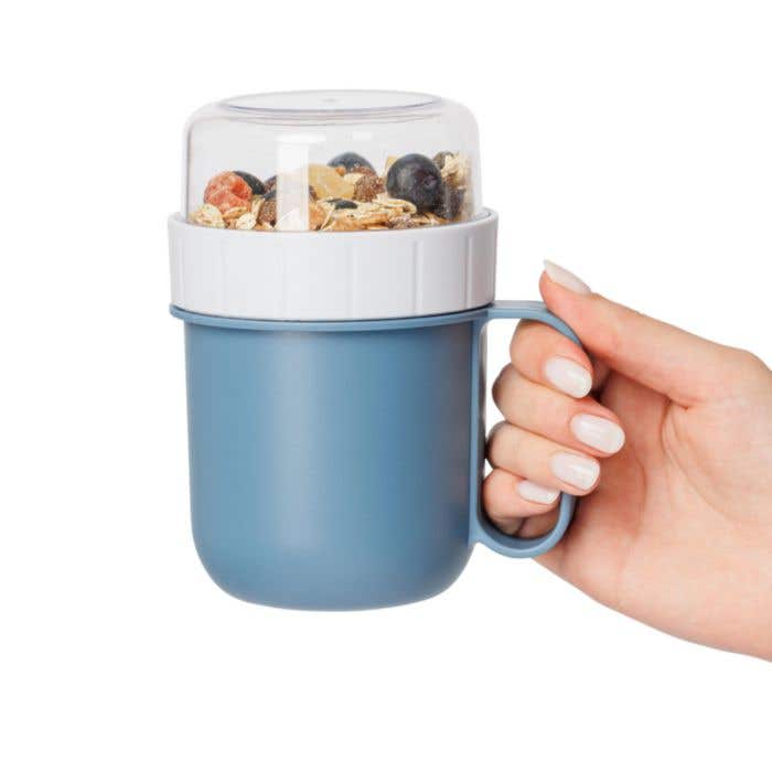 Pot à lunch Nivo | 450 ml + 160 ml | 2 compartiments | Avec poignée