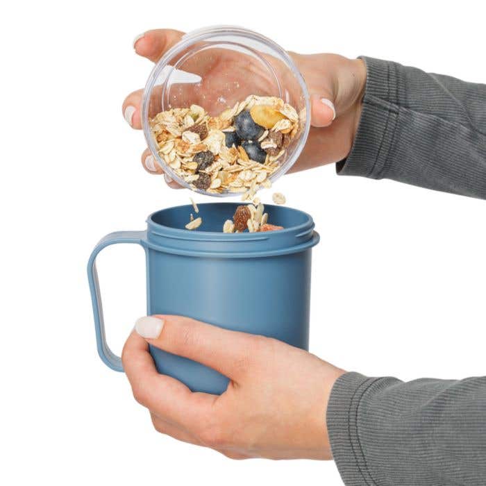 Pot à lunch Nivo | 450 ml + 160 ml | 2 compartiments | Avec poignée