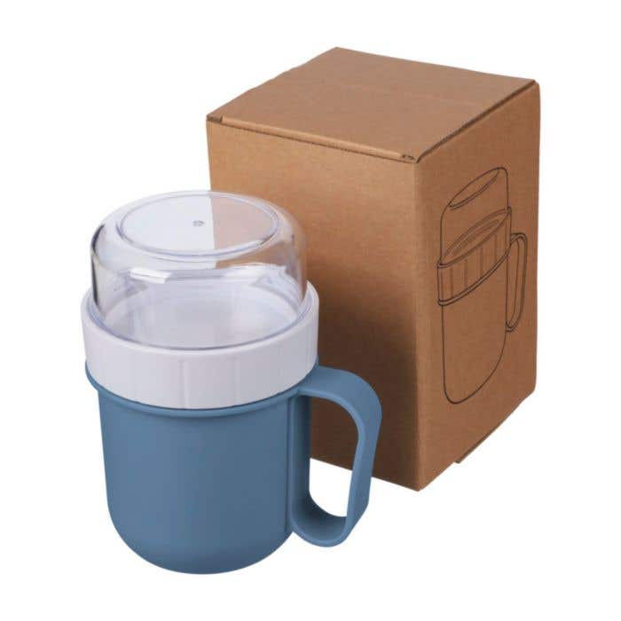 Pot à lunch Nivo | 450 ml + 160 ml | 2 compartiments | Avec poignée