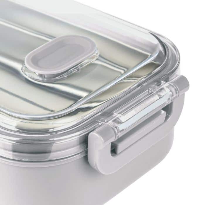 Lunchbox Alven | 750 ml | Gerecycleerd RVS | Transparante deksel