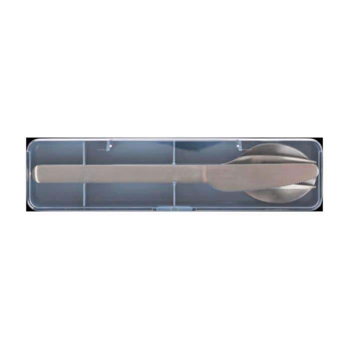 Set de couverts Brisio | Acier inoxydable | 3 pièces | Avec étui