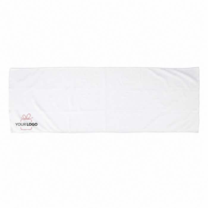 Serviette de sport Tempa | 90 × 30 cm | Rafraîchissante | Avec étui de rangement et mousqueton