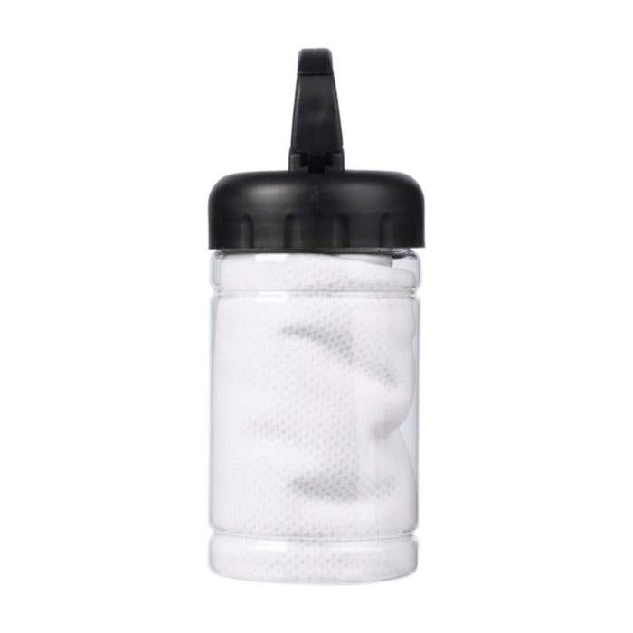 Serviette de sport Tempa | 90 × 30 cm | Rafraîchissante | Avec étui de rangement et mousqueton