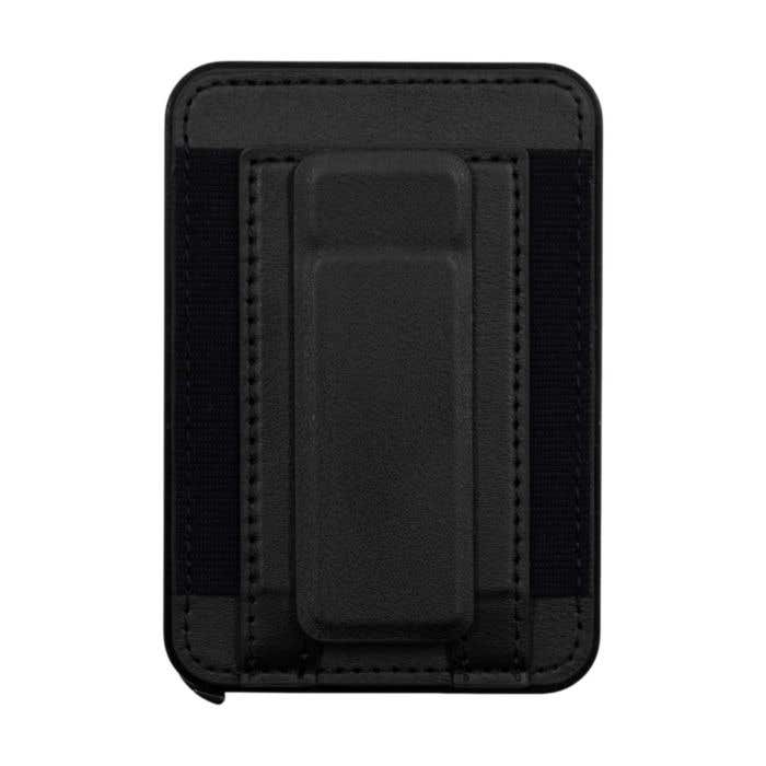 BrandCharger Pasjeshouder Wally Stand Pro | Gerecycleerd | 6 pasjes | RFID-bescherming | Telefoonhouder