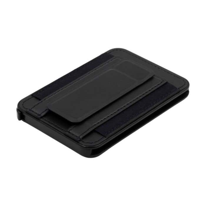 BrandCharger Pasjeshouder Wally Stand Pro | Gerecycleerd | 6 pasjes | RFID-bescherming | Telefoonhouder
