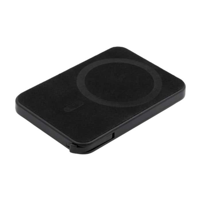 Porte-cartes BrandCharger Wally Stand Pro | Recyclé | 6 cartes | Protection RFID | Support pour téléphone
