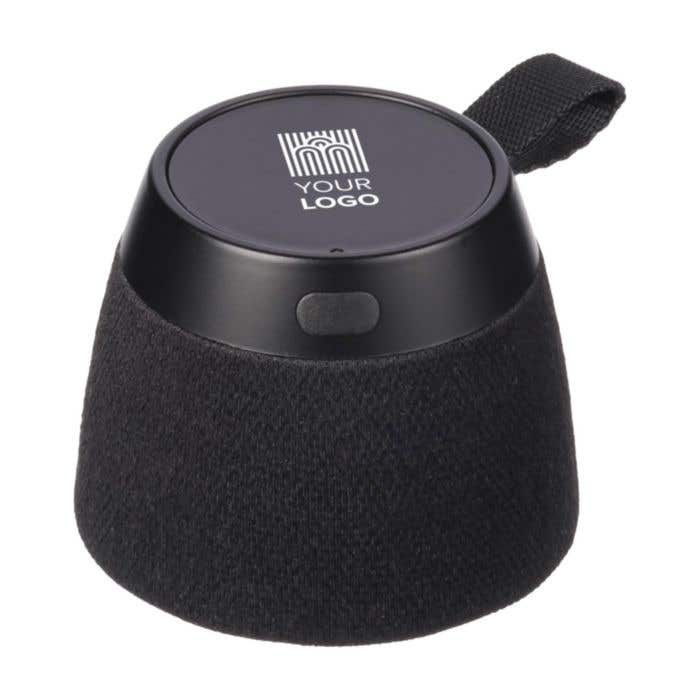 Haut-parleur Maglo | Recyclé | 5 W | Support pour téléphone | Logo lumineux
