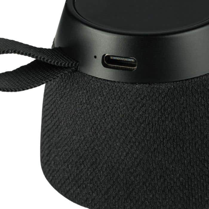 Haut-parleur Maglo | Recyclé | 5 W | Support pour téléphone | Logo lumineux