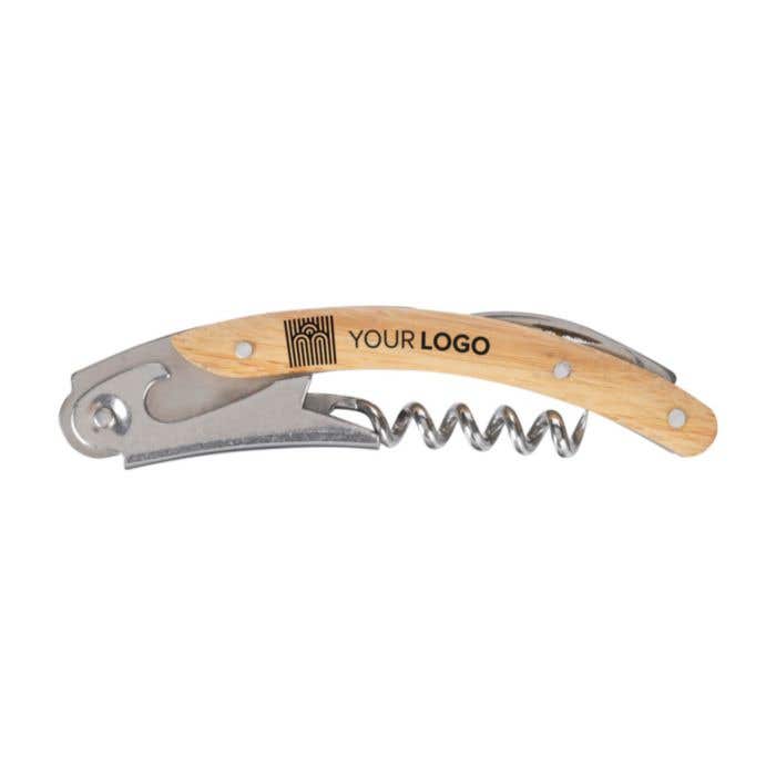 Couteau de sommelier Lenny | Bambou FSC® | 3-en-1