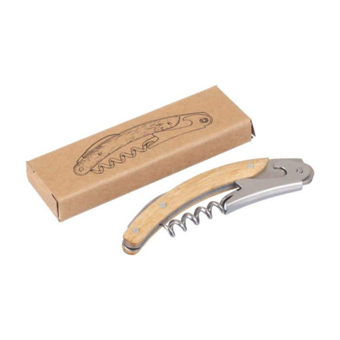 Couteau de sommelier Lenny | Bambou FSC® | 3-en-1