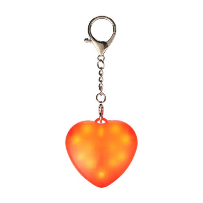 Porte-clés Gleamo | En forme de cœur | Rechargeable | Avec lampe
