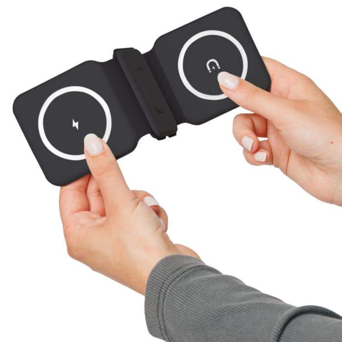 Chargeur sans fil Trigo | Recyclé | 3-en-1 | Pliable
