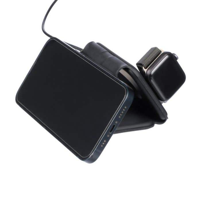 Chargeur sans fil Trigo | Recyclé | 3-en-1 | Pliable