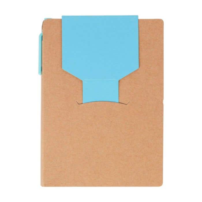 Carnet de notes Quillo | A6 | Recyclé | 70 pages vierges | Avec blocs-mémos adhésifs