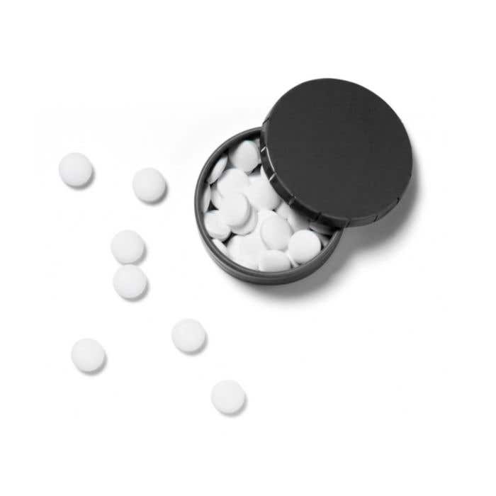 Boîte de menthes Promo | 12 g | Sans sucre | Rechargeable