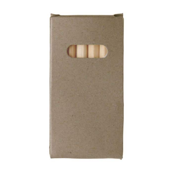 Kleurpotlodenset Small | 6 kleuren | Hout