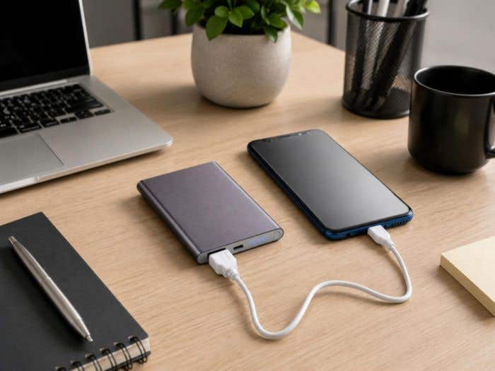 Powerbank Extra-slim | 4.000 mAh | LED-indicator