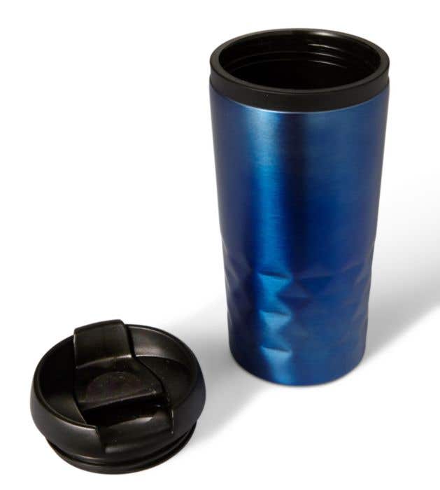 Mug de voyage Chauffy | 300 ml | Inox | Double paroi | Couvercle à clip