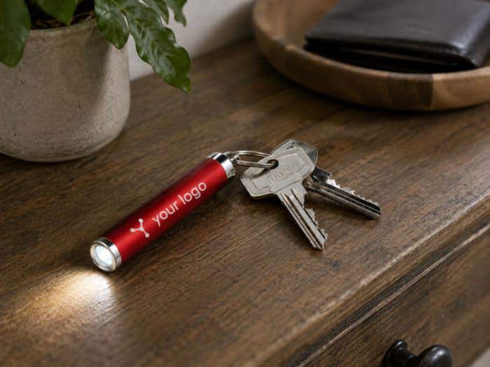 Porte-clés Logolight | Lampe de poche | Logo lumineux