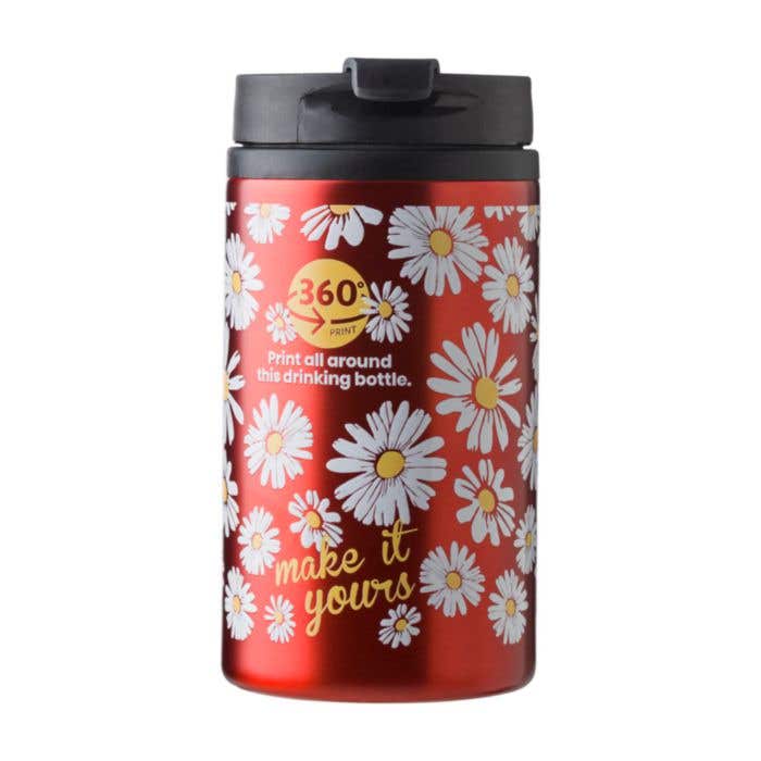 Reisbeker Isodrink | 300 ml | RVS | Dubbelwandig | Klikdeksel