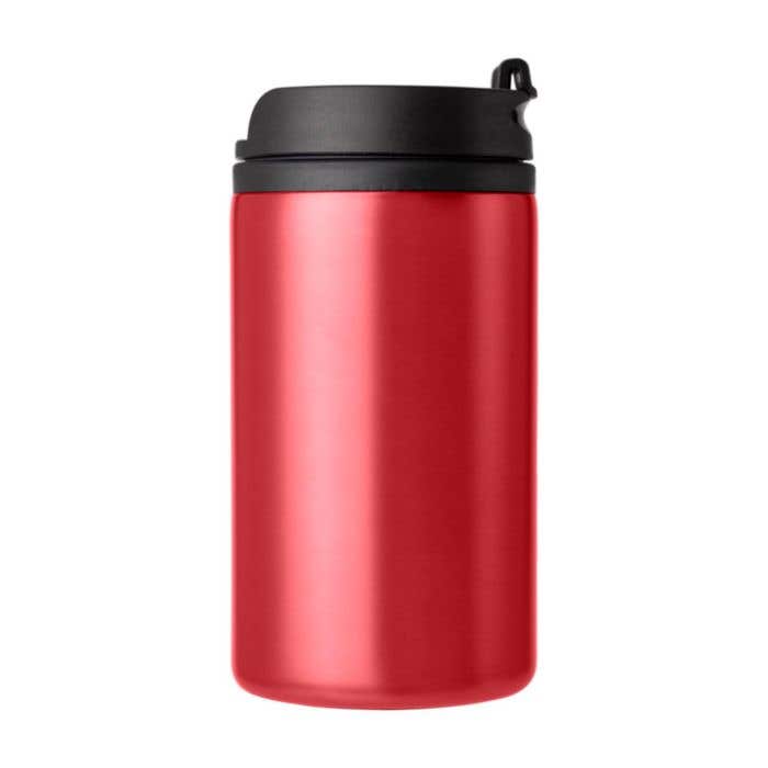Reisbeker Isodrink | 300 ml | RVS | Dubbelwandig | Klikdeksel