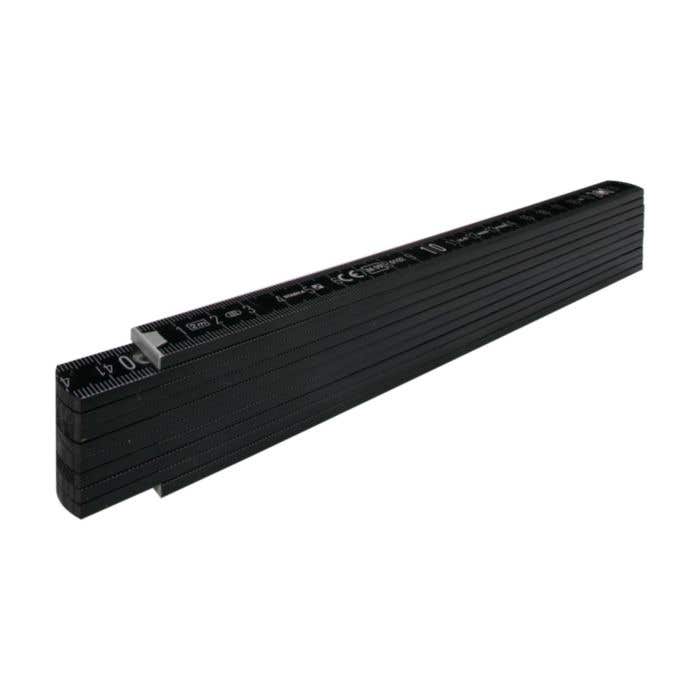 Stabila vouwmeter Black Pro 700 series | Hout | 2 m | Hoekschaal