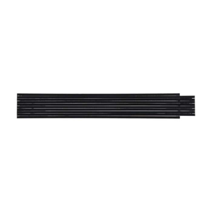 Mètre pliant Stabila Black Pro série 700 | Bois | 2 m | Échelle d'angle