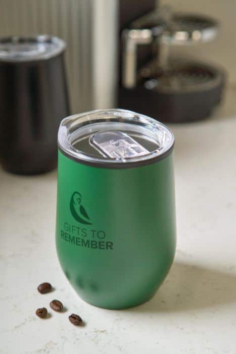 Mug de voyage Zoe | 300 ml | Inox | Double paroi | Finition mate