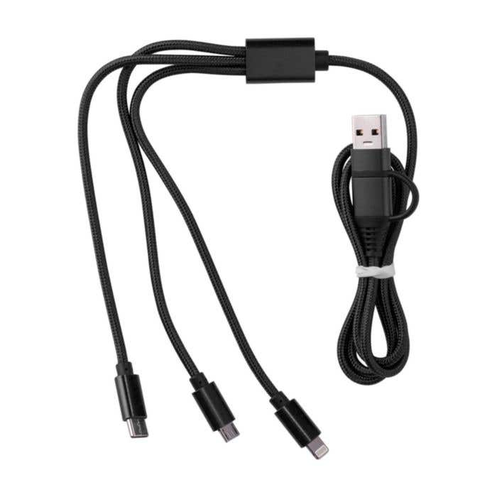 Câble de charge Leif | 3-en-1 | Câble de 1 m