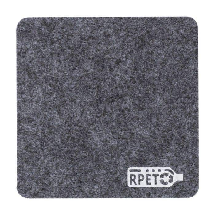 Sous-verres Lawrence | Recyclé | 10 pièces | Support en bambou