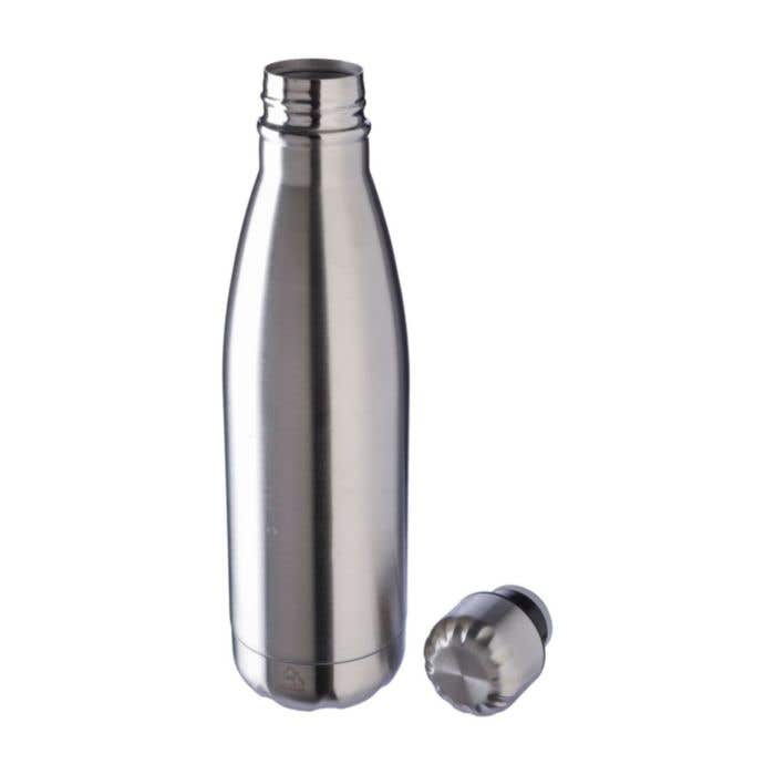 Drinkfles Lusaka | 650 ml | Gerecycleerd RVS | Enkelwandig