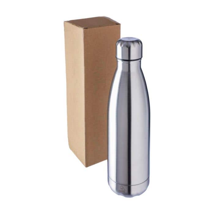 Drinkfles Nairobi | 500 ml | Gerecycleerd RVS | Dubbelwandig