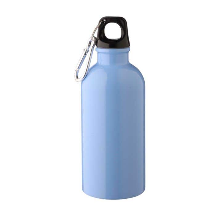 Gourde Sable | 400 ml | Inox recyclé | Simple paroi | Mousqueton