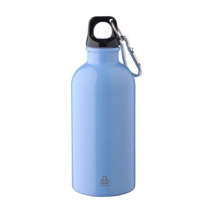 Gourde Sable | 400 ml | Inox recyclé | Simple paroi | Mousqueton