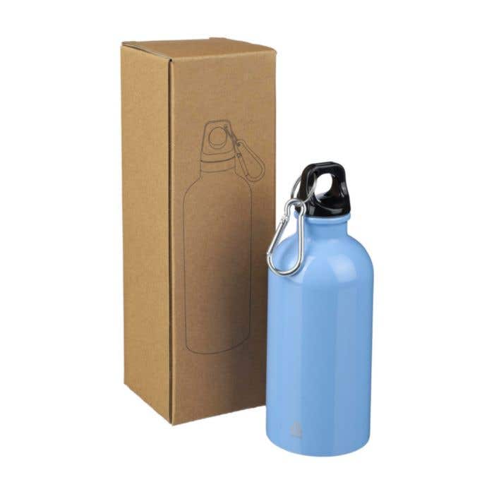 Gourde Sable | 400 ml | Inox recyclé | Simple paroi | Mousqueton