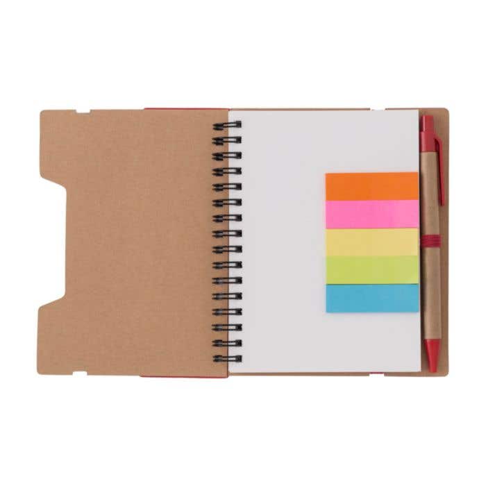 Notitiebook Multiline | A5 | FSC® papier | 60 pagina's | Gelinieerd | Sticky notes
