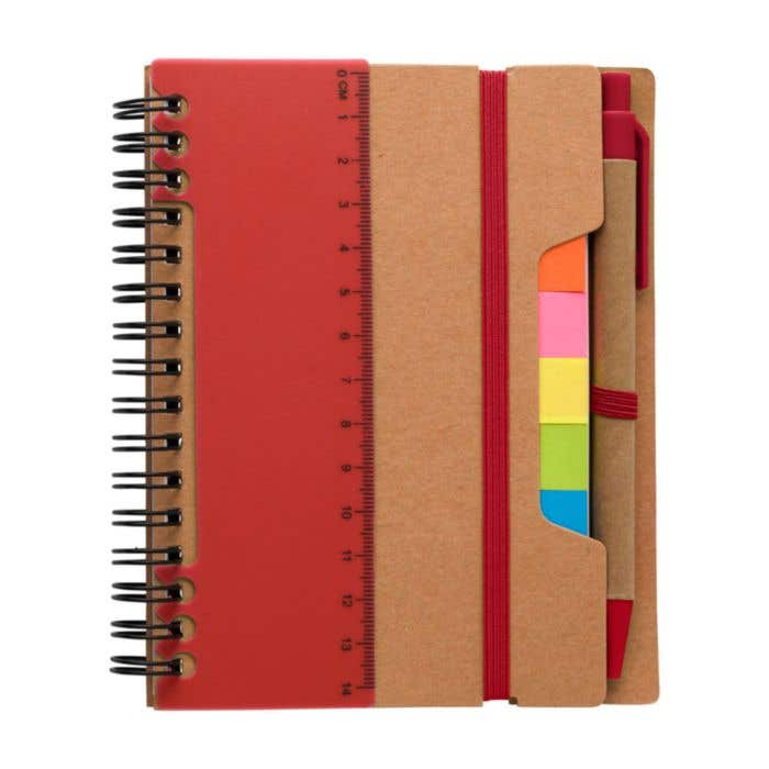 Notitiebook Multiline | A5 | FSC® papier | 60 pagina's | Gelinieerd | Sticky notes