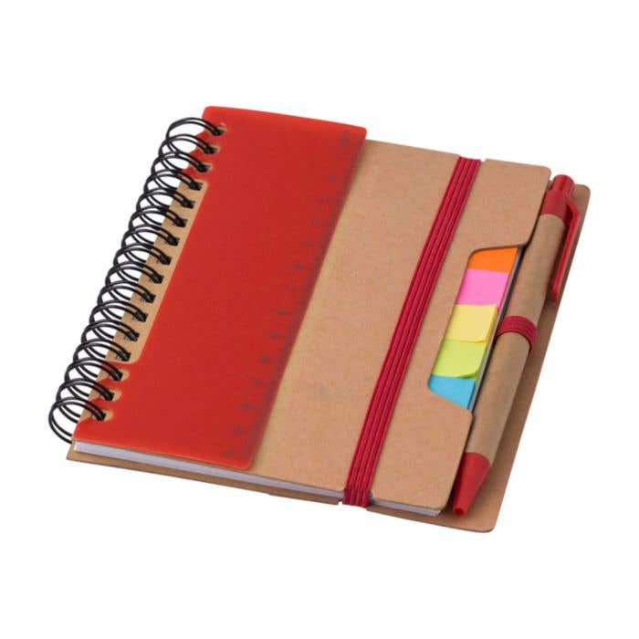 Notitiebook Multiline | A5 | FSC® papier | 60 pagina's | Gelinieerd | Sticky notes
