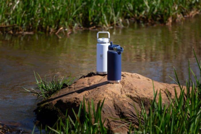 Double Wall SS Vacuum Insulated Bottle with straw