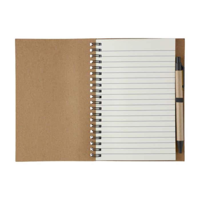 Notitieboekje Greenscript | A5 | FSC® papier | 60 pagina's | Gelinieerd | Met pen