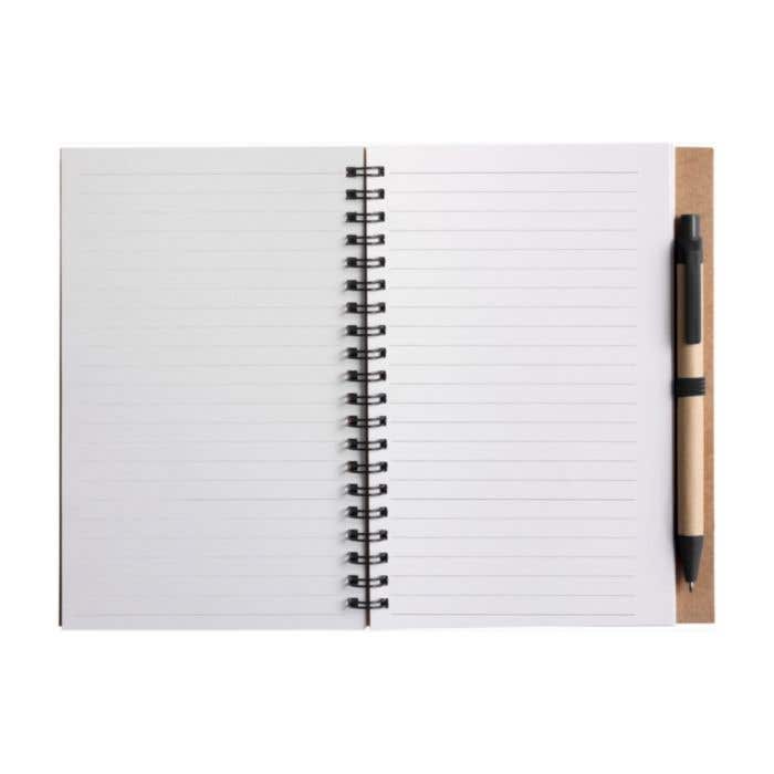 Notitieboekje Greenscript | A5 | FSC® papier | 60 pagina's | Gelinieerd | Met pen