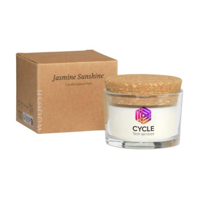 Bougie parfumée Wooosh Essenza Petit | Ø 7,5 cm | 15-20 heures de combustion