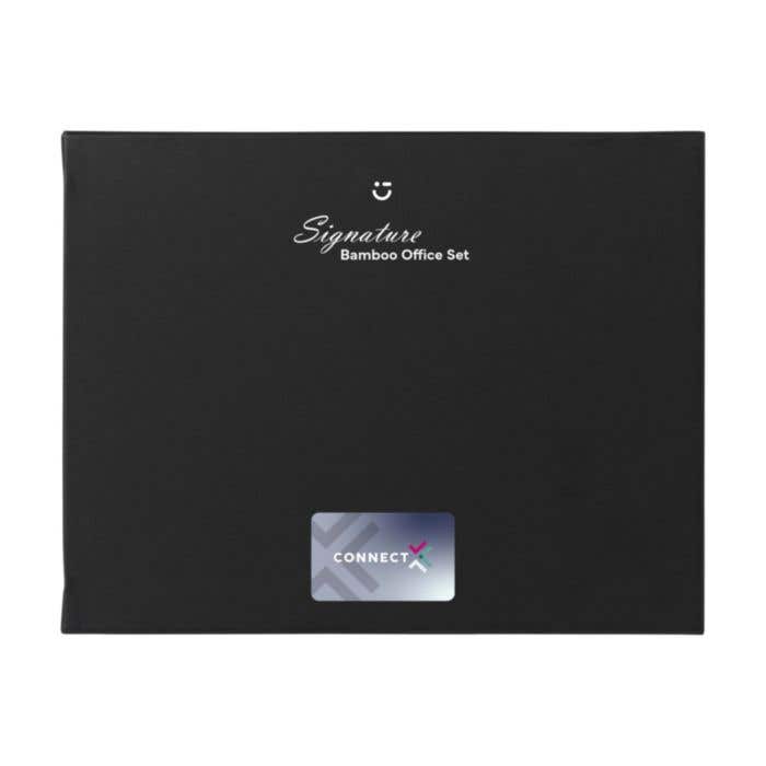 Coffret cadeau Signature Bamboo Office | 3 pièces | Bambou | Inox recyclé