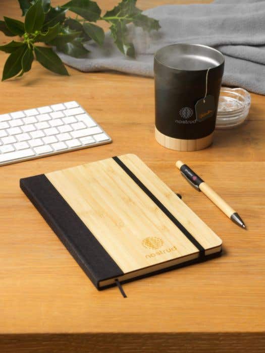 Signature Geschenkset Bamboo Office | 3-delig | Bamboe | Gerecycleerd RVS