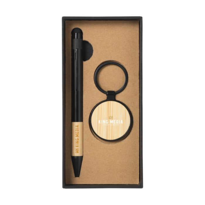 Signature Geschenkset Bamboo Duo | 2-delig | Bamboe | Aluminium