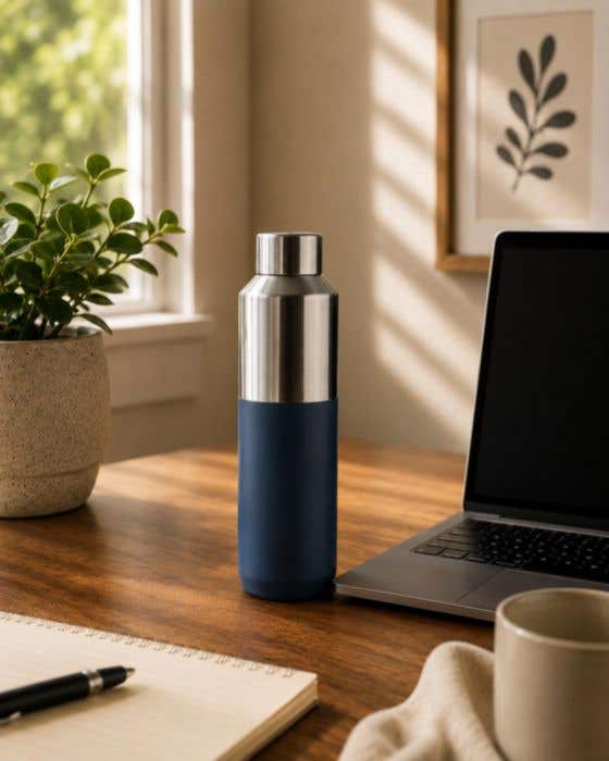 Gourde isotherme à double paroi Twotone Esen 600 ml